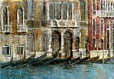 Michael Longo Famous Paintings - Canal Facades